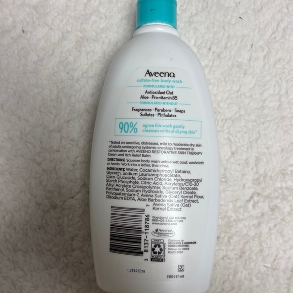 Aveeno Restorative Skin Therapy Sulfate-Free Body Wash - Picture 4 of 4